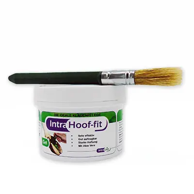 Hufgel Intra Hoof-fit Gel 330 ml mit Pinsel Markenprodukt