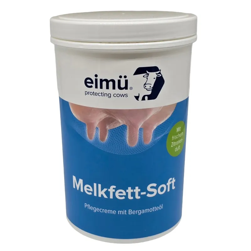 Neuheit Melkfett eimü® Soft 1000 ml – Eimermacher – Pflegecreme mit Bergamotteöl