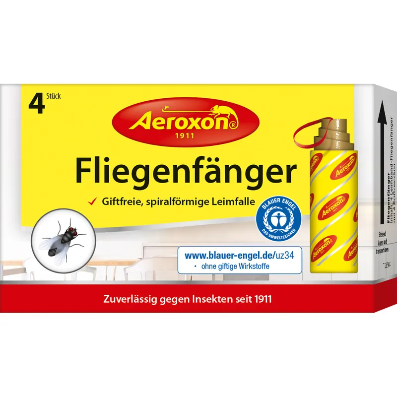 Günstig Fliegenfänger Leim Spirale 4 Stück