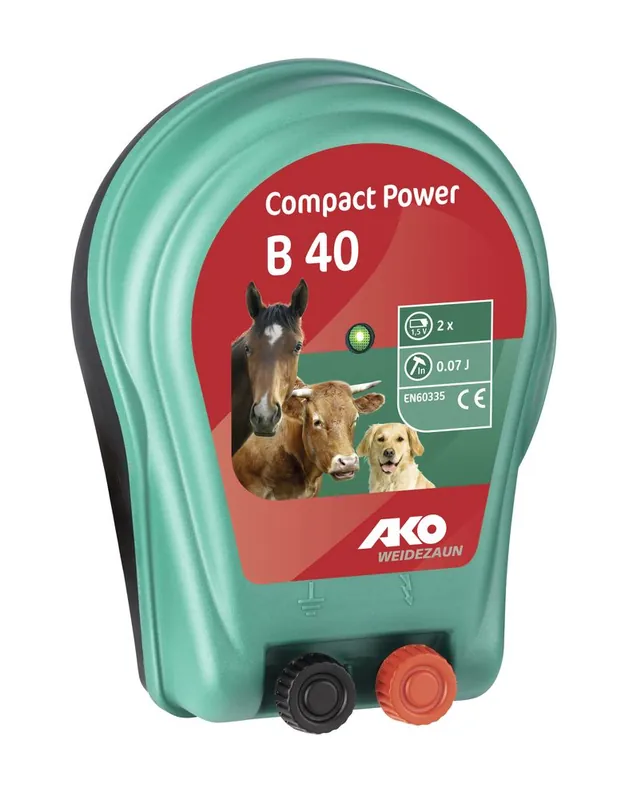 Neu AKO Compact Power B40 Batteriegerät 0,03 Joule