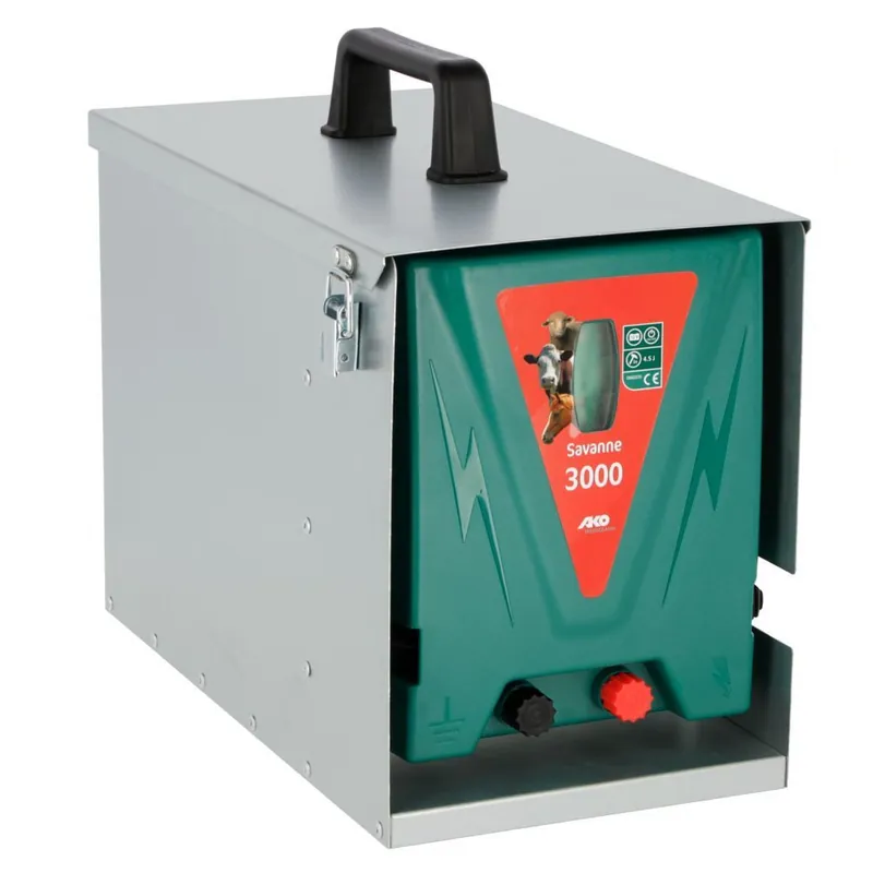 Ausverkauf AKO Weidezaungerät Savanne 3000 12V 3 Joule inkl. Metallbox