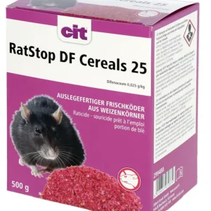 Aktuell cit RatStop DF Cereal 25 500 Gr. Rattengift / Mäusegift Sachkundenachweispflichtig