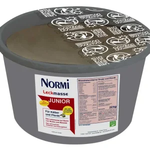 Markenware NORMI® Leckmasse JUNIOR | 22 kg | für Kälber und Jungrinder - mit Bierhefe
