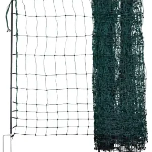 Sonderangebot Leitendes Geflügelnetz Premium, grün,50m 122cm, Doppelspitze Ako