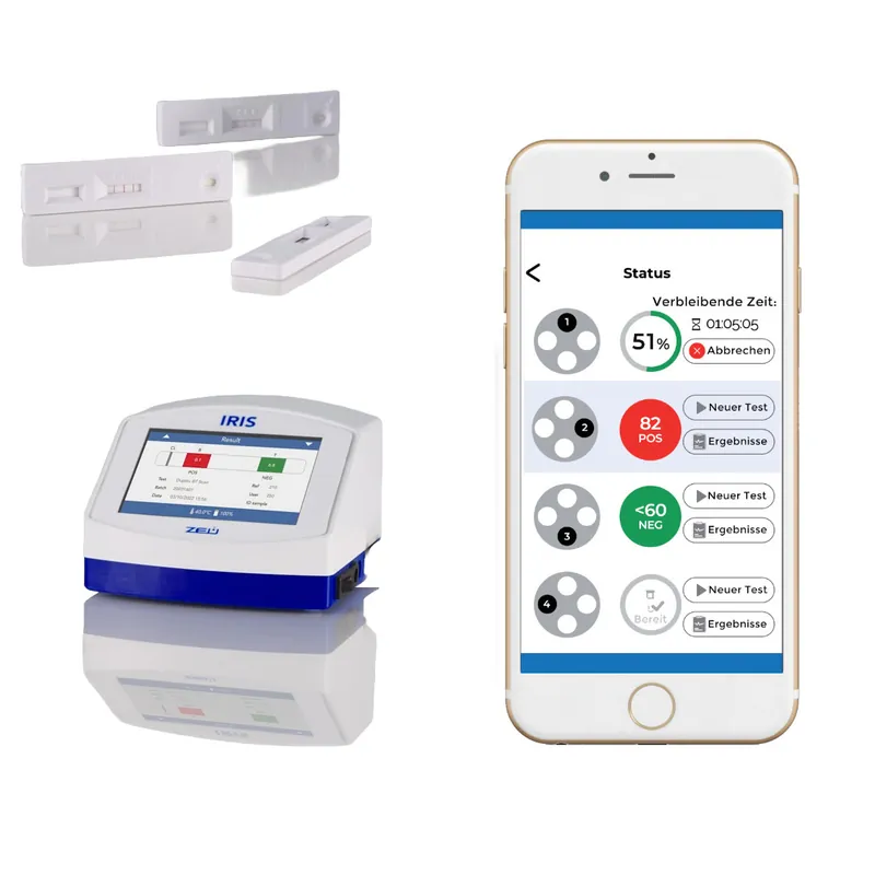 Jetzt Bestellen Milchtest Duplex BT Scan IRIS - Heizblock Inkubator Hemmstofftest Milch