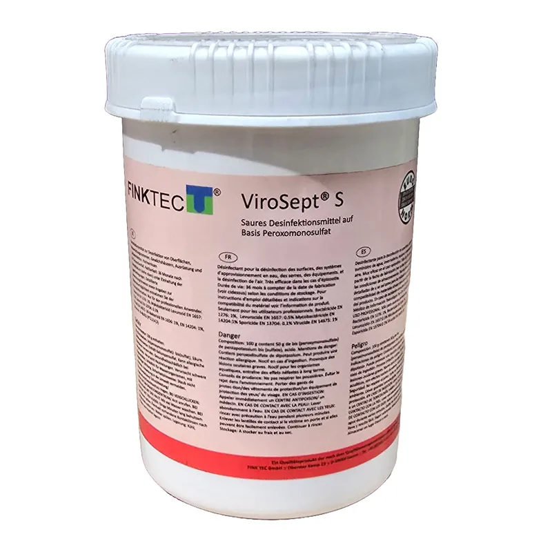 Fink ViroSept® S Pulver 1kg wirksam gegen MKS Vieren auch für Desinfektionsmatten Zertifiziert