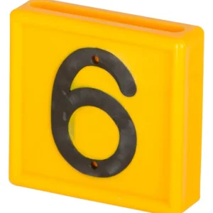Must-Have Nummernblock Nr. 6+9 / 10 St. zum einschlaufen in Halsband bis 40 mm gelb