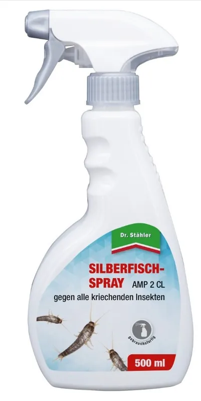 Silberfisch - Spray AMP 2 CL | 500 ml Pumpsprühflasche | Dr. Stähler Sofort Bestellen