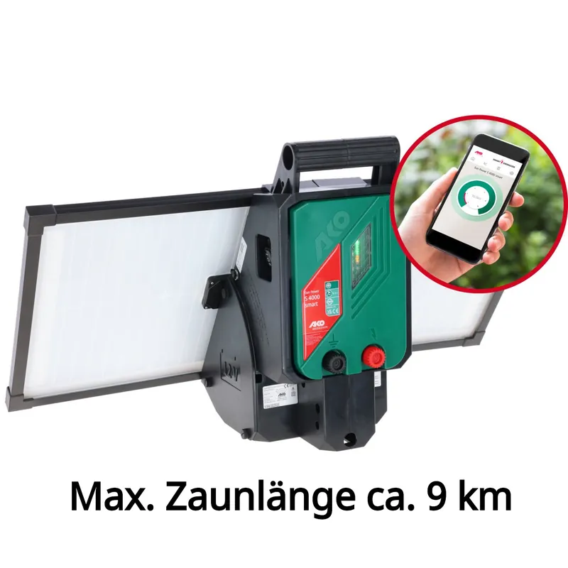 Markenprodukt AKO Sun Power Sun Power S 4000 smart 4 Joule mit App Weidezaungerät