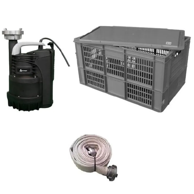 Floody 600 Flutbox Tauchpumpe 230 Volt 195 l/min bei Hochwasser Abverkauf