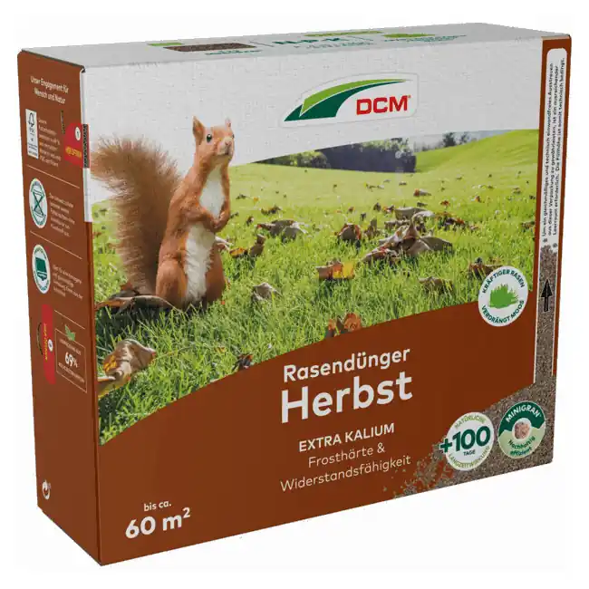 Rasendünger Herbst 3 kg - ca. 60 m² – Cuxin DCM Günstig
