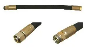 Schneller Versand Müthing Hydraulikschlauch NW10-12L, 1200 mm lang mit Überwurfmutter und Außengewinde