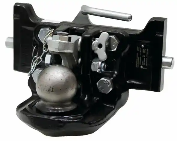 Markenware Scharmüller Kugelkupplung K80 330 mm 3 to manuelle Verriegelung Kupplung