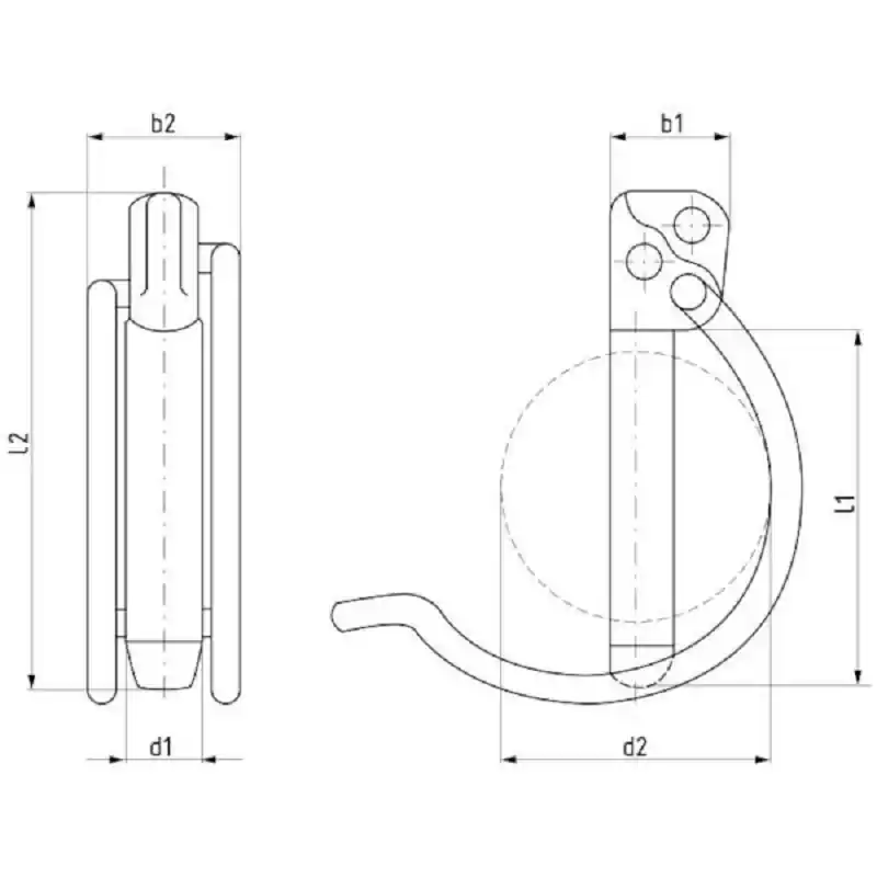Garantierte Lieferung Rübig Rohrklappstecker, 8 x 42mm, RÜBIG, 06752500 verzinkt Länge 63 mm
