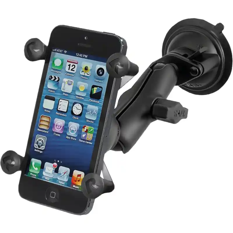 Neu Im Sortiment RAM MOUNTS  RAM MOUNTS X-Grip Halterung mit Saugfußhalterung und mittlerem Verbindungsarm