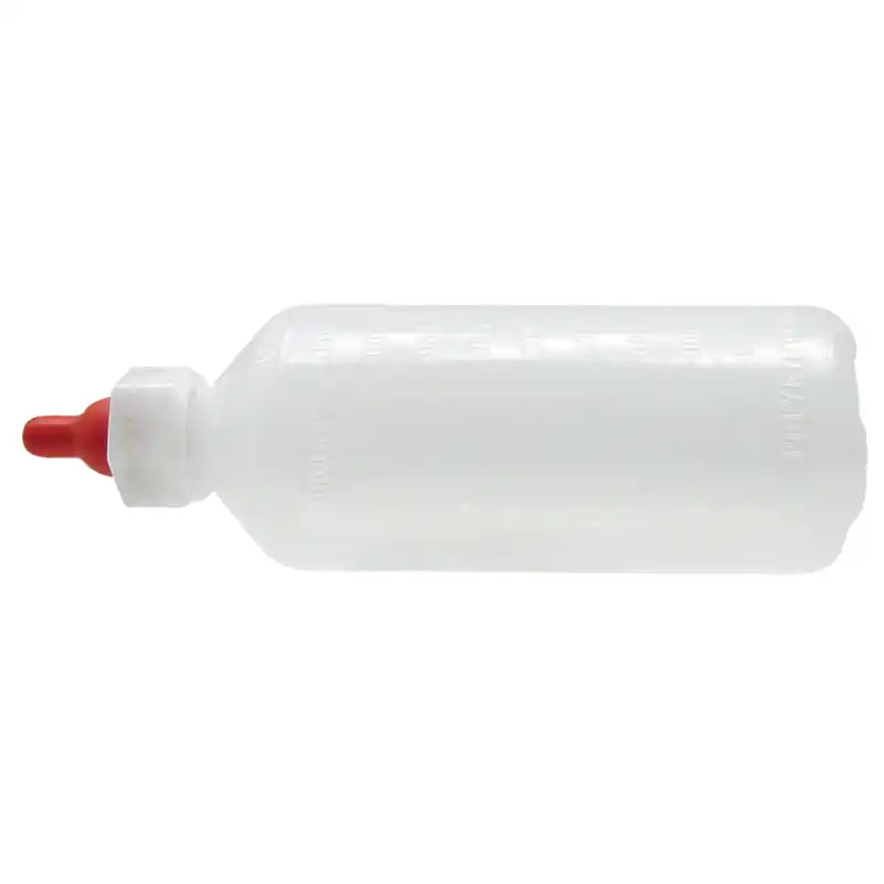 Horizont  Lämmerflasche Milchflasche Lebensmittelecht mit Sauger und Skala 1000ml Günstig