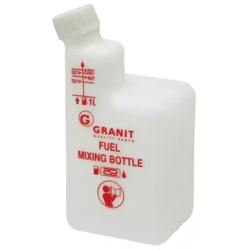 Schnäppchen Granit  Mixflasche Mischflasche 2Takt Gemisch 1 Liter Kanister für Motorsense Kettensäge