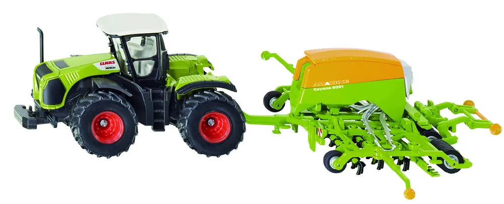 Siku Siku Claas Traktor mit Sähmaschine Spielzeug Schlepper mit Anhänger Jetzt Kaufen