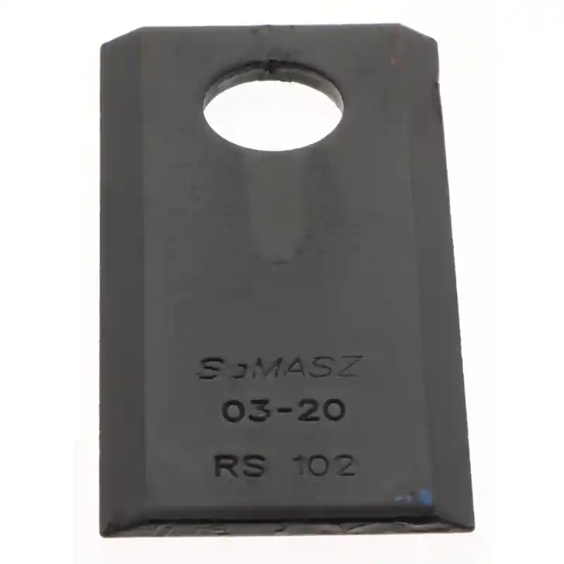SaMASZ  12 SaMASZ Klingen Kreiselmähwerk 102 x 49 x 3 mm passend f. Samasz Form 1 gerade Neue Ware