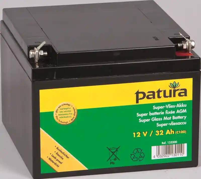 Patura Super-Vlies-Akku 12 V / 50 Ah Direktkauf