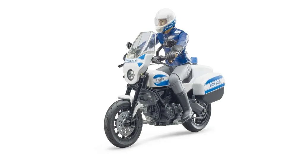 Bruder bworld Scrambler Ducati Polizeimotorrad Neuheit