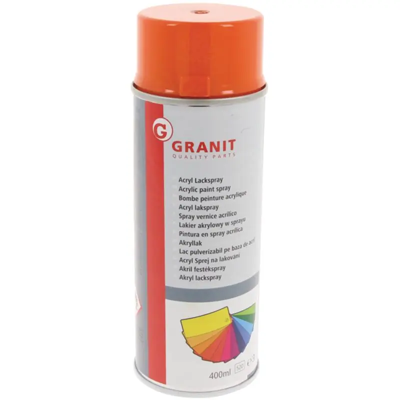 Granit Kubota orange Acryl-Lackspray Neu