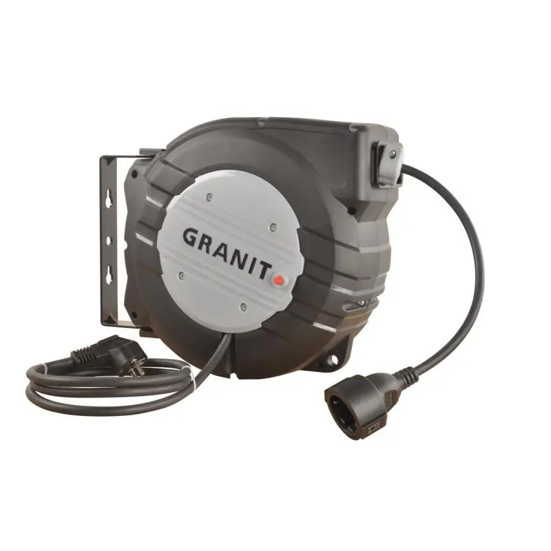 Neu Im Sortiment GRANIT Black Edition Automatik Kabelaufroller