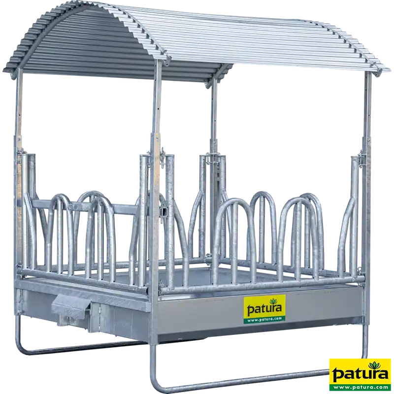 Patura  Profi-Viereckraufe mit Palisadenfressgittern Online Kaufen
