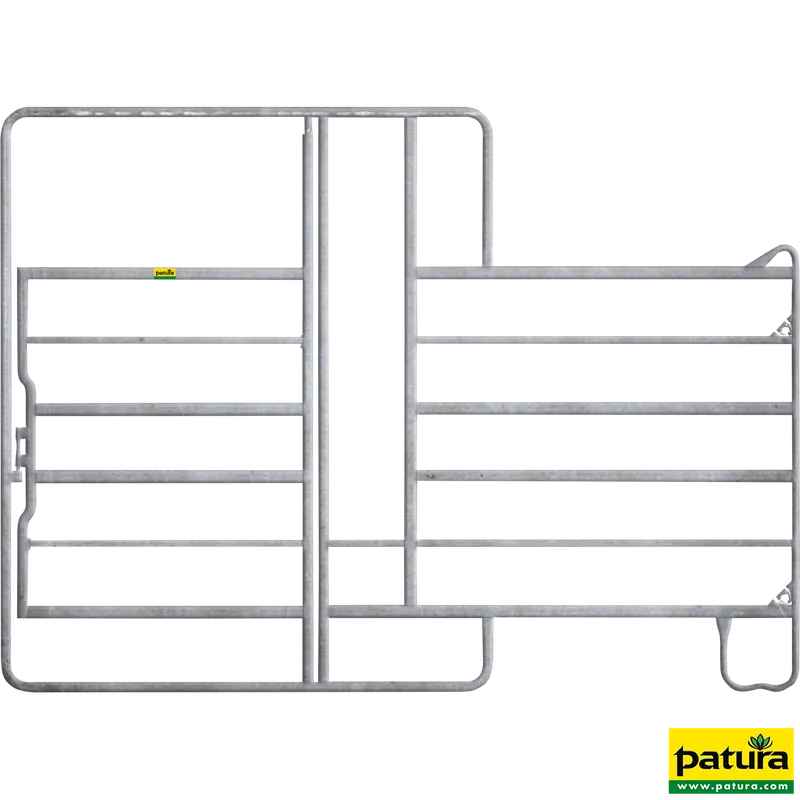 Beliebt Patura  Panel-6 mit Tor und Fressgitter Länge 3,60 m, 1 Mittelstrebe