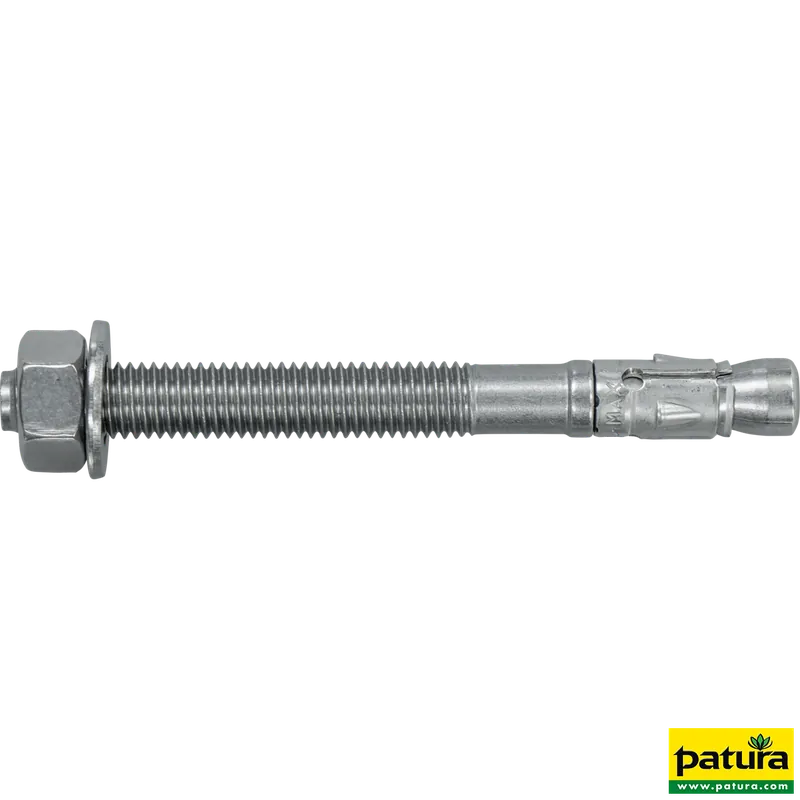 Patura Bolzenanker, Edelstahl M12 x 110 mm, 25 Stück / Pack Meistverkauft