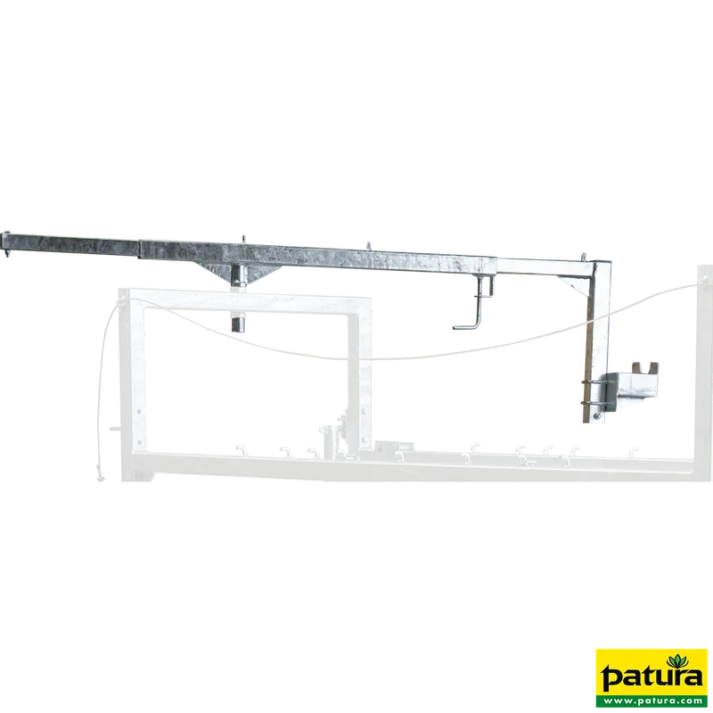 Patura Teleskop-Schwenkarm inkl. Flex-Halter mit Werkzeugschale für Klauenpflegestand Stall und Profi M Sonderaktion