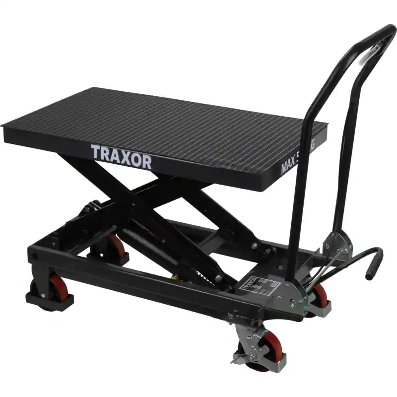 TRAXOR TRAXOR Hubtisch HT500-M 500 kg hydraulisch Mega-Angebot