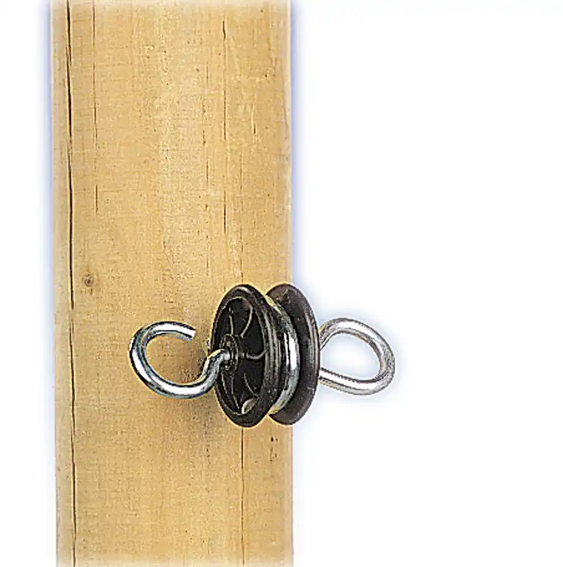 4x Torgriff Isolator, 2 große Ösen, Holzgewinde Billig