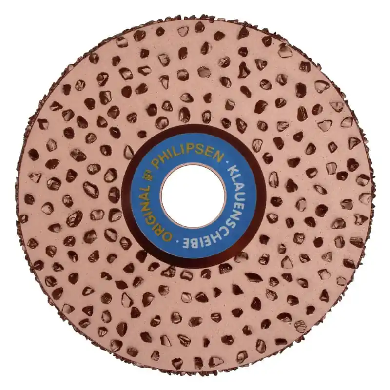 Neuheit Super Klauenschleifscheibe, beidseitig - Durchmesser 12,5cm