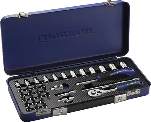 Super-Preis TECWERK Steckschlüsselsatz 36-teilig 1/4 Zoll