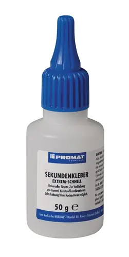 Wochenendangebot PROMAT CHEMICALS Sekundenkleber 50 g 20 g