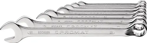 Preisreduziert PROMAT Ringmaulschlüsselsatz 12-teilig Schlüsselweite 10-32 mm Form B 6. 7. 8. 9. 10. 11. 12. 13. 14. 17. 19. 22 mm