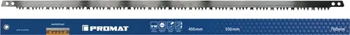 Angebot PROMAT Bügelsägeblatt Blattlänge 760 mm Hobelzahn gehärtete Zähne 530 mm