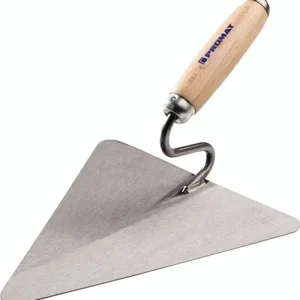 PROMAT Berliner Maurerkelle L240xB213mm mit Buchenholzheft. S-Hals 200 mm Super-Preis