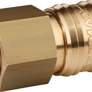 PROMAT Schnellverschlusskupplung DN 7,2, Innengewinde Messing blank DN 7.2. Innengewinde 11.89 mm Bestseller