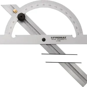 Neu PROMAT Winkelmesser Gradbogen- Durchmesser 150 mm 100 mm