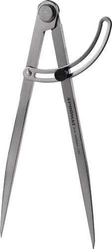 Neue Ware PROMAT Spitzzirkel Länge 250 mm mit Nietscharnier