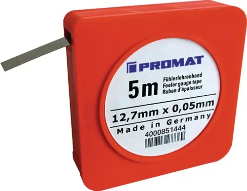 Knallerangebot PROMAT Fühlerlehrenband Stärke 0,03 mm 0.01 mm