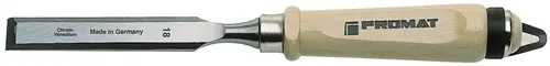 Markenprodukt PROMAT Stechbeitel Schneidenbreite 16 mm mit Zwinge mit Zwinge