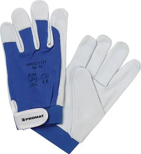 PROMAT Handschuhe Größe 9 natur/blau 8 Neue Ware