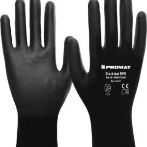 PROMAT Handschuhe Größe 10 (XXL) schwarz 6 (S) Echt