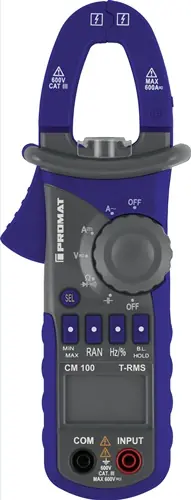 Meistverkauft TECWERK Stromzangenmultimeter 10 mA-600 A AC, 10 mA-600 A DC