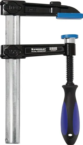 Bestpreis TECWERK Temperguss-Schraubzwinge Spannweite 160 mm Ausladung 80 mm