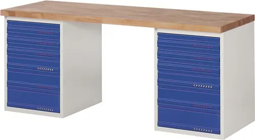 Kracherpreis TECWERK Werkbank B2000xT700xH840mm Buche 6