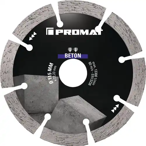 Highlight PROMAT Diamanttrennscheibe Durchmesser 350 mm Bohrung 25,4 mm Einsetzbar in allen gängigen Maschinentypen 22.23 mm